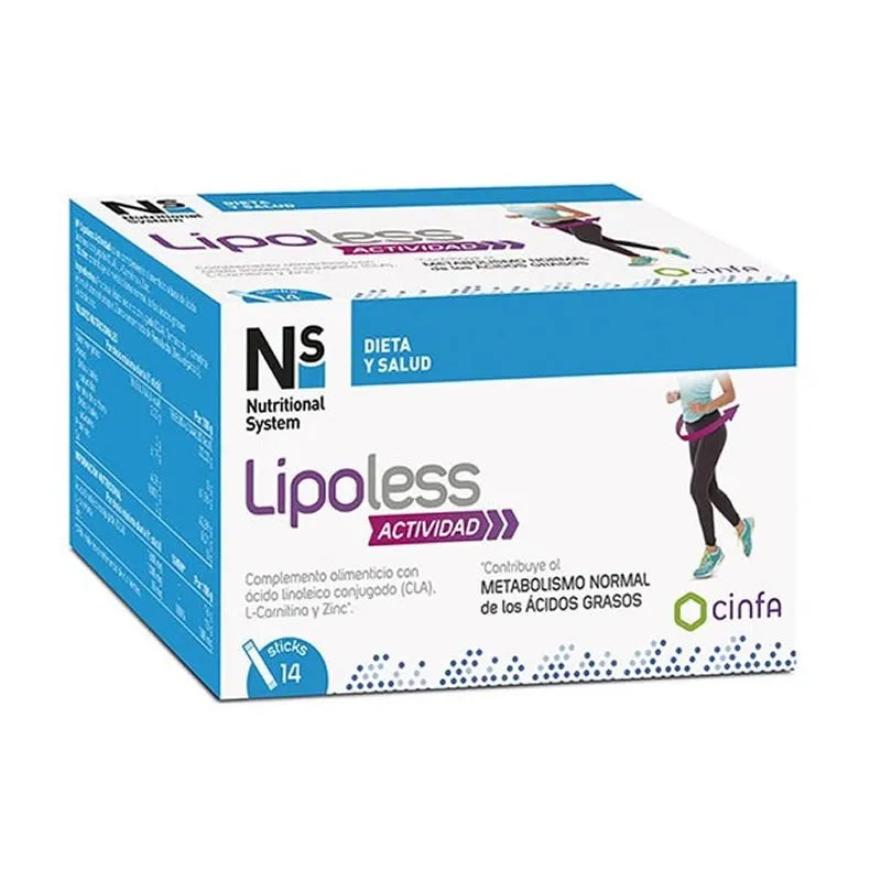 NS NS Lipoless Aktivität 14 Sticks Kosmetikpflege