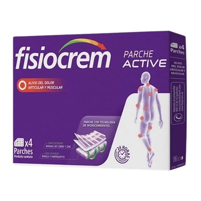FISIOCREM FISIOCREM Aktiv-Pflaster 4 Stück Pflaster zur Anwendung Kosmetik