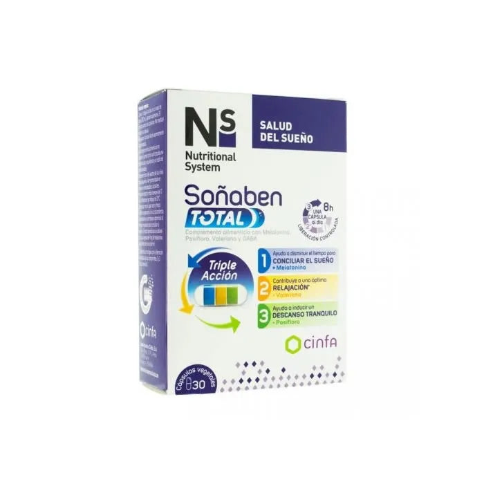 NS NS Soñaben Total 30 Kapseln Nahrungsergänzungsmittel Kosmetik