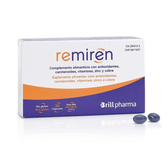 BRILL PHARMA BRILL PHARMA Remiren 30 Kapseln Nahrungsergänzung Kosmetik