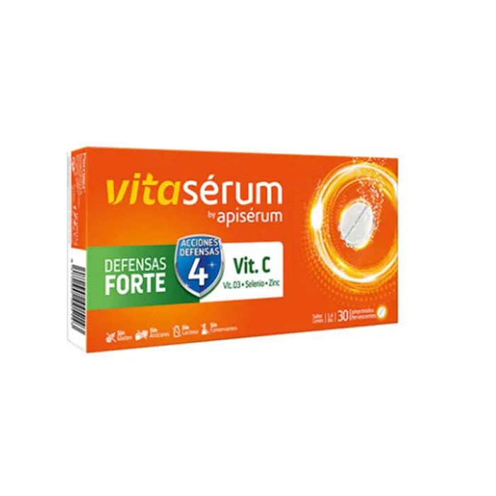 VITASERUM VITASERUM Apiserum Defensas Forte Vitamin C 30 Tabletten Nahrungsergänzung