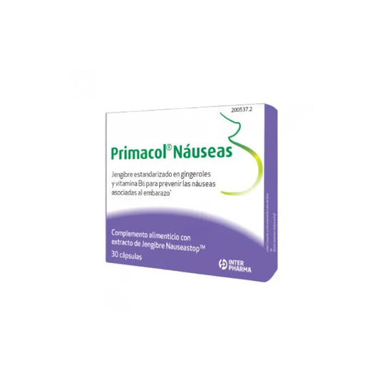 INTER PHARMA INTER PHARMA Primacol Übelkeit 30 Kapseln Nahrungsergänzung Kosmetik