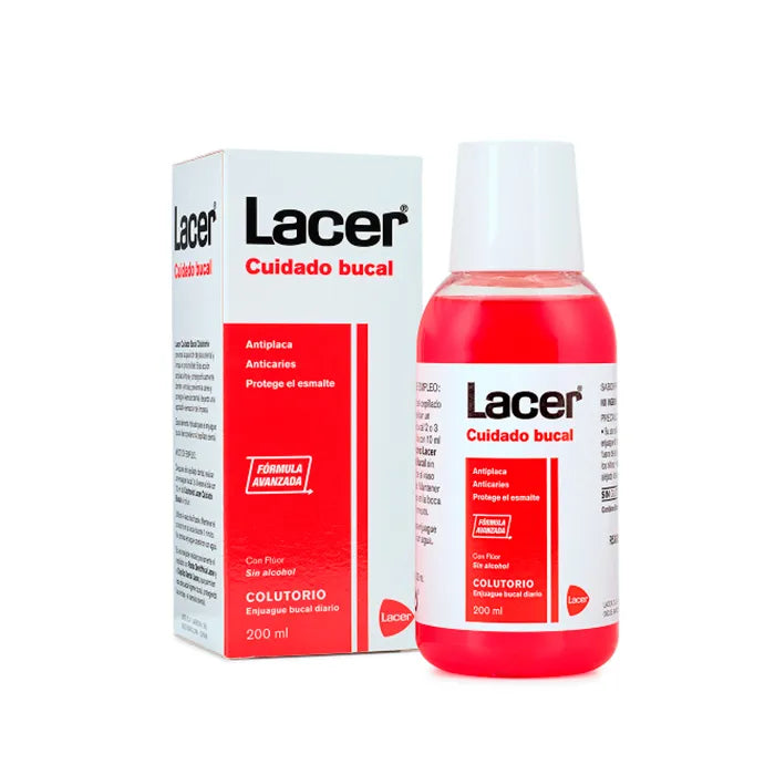 LACER LACER Mundwasser 200 ml antibakteriell zur Mundpflege und frischem Atem Kosmetik