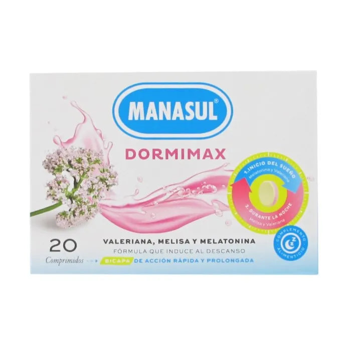 MANASUL MANASUL Dormimax 20 Tabletten Nahrungsergänzung Schlafunterstützung Kosmetik