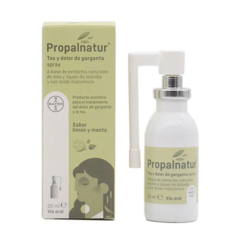 BAYER BAYER Propalnatur Spray gegen Husten und Halsschmerzen Zitronen- und Minzgeschmack 20 ml Kosmetik