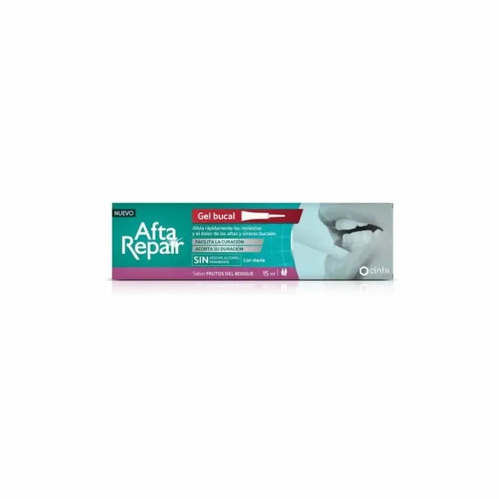 CINFA CINFA Afta Repair Gel mit Waldfruchtgeschmack 15 ml zur Anwendung bei Aphthen Kosmetik