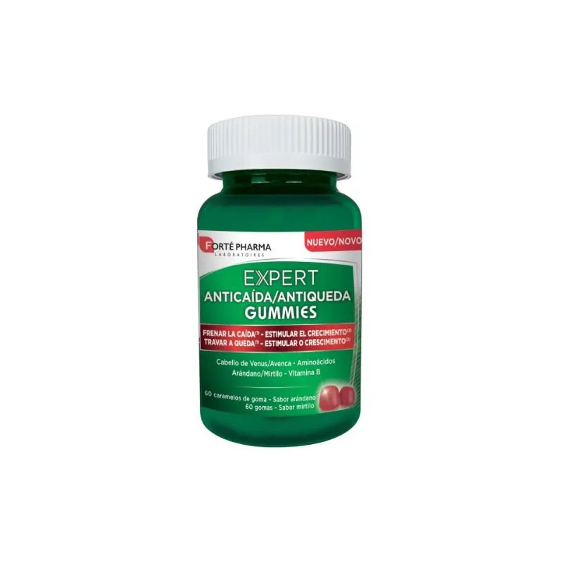 FORTÉ PHARMA FORTÉ PHARMA Expert Anticaída 60 Gummies Nahrungsergänzung gegen Haarausfall Kosmetik