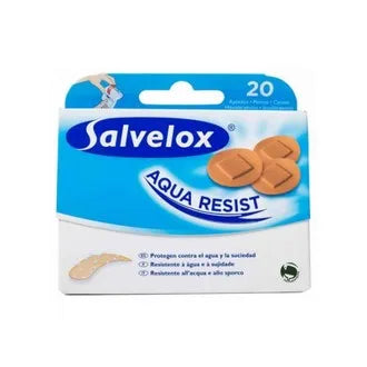 SALVELOX SALVELOX Aqua Resistente Runde Pflaster 20 Stück wasserfeste Wundpflaster Kosmetik