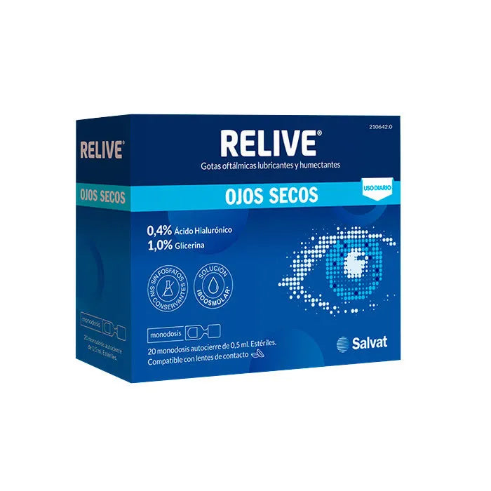 SALVAT SALVAT Relive Trockene Augen Augentropfen 20 Einzeldosen Kosmetik