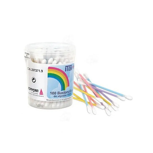 ITOH ITOH Itho Sticks Kanister mit 100 Stück Kosmetikstäbchen