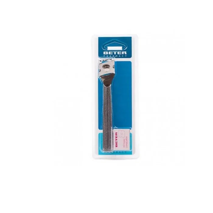 BETER BETER Metal Cutter mit 10 Ersatzfeilen R/24019 Kosmetikwerkzeug