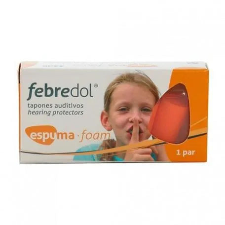 FEBREDOL FEBREDOL Ohrstöpsel aus Schaumstoff 2 Stück Kosmetik