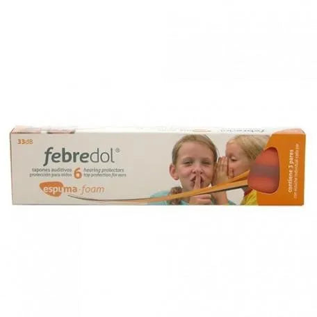 FEBREDOL FEBREDOL Ohrstöpsel aus Schaumstoff 6 Stück Kosmetik