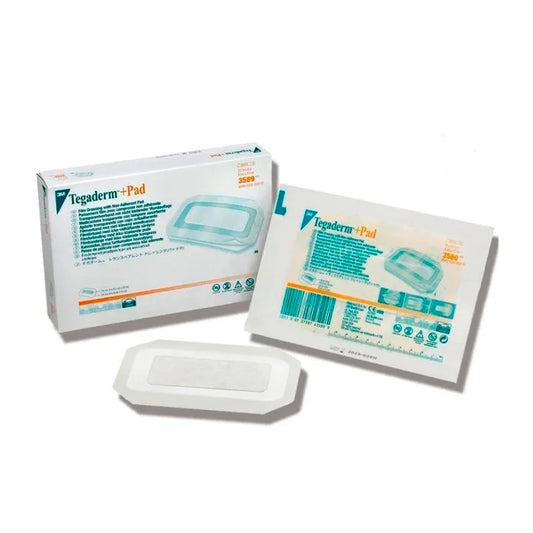 3M 3M Tegaderm + Pad Wundverband 9 x 15 cm 5 Stück Wraps Kosmetik