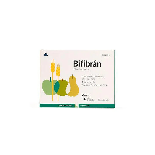 FARMASIERRA Farmasierra Bifibran Bifidogena Ballaststoffpulver 5 g 14 Beutel Kosmetik