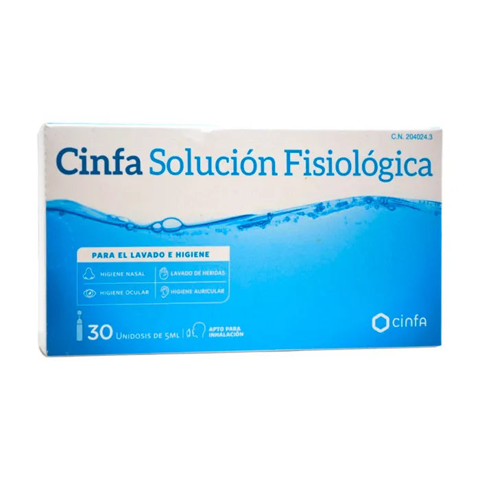 CINFA CINFA Physiologische Lösung 20 Einheiten sterile Kochsalzlösung für Kosmetik und Pflege Sonnenpflege