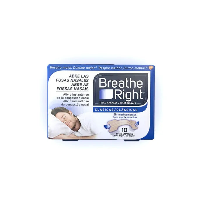 BREATHE RIGHT BREATHE RIGHT Nasenpflaster Large Size 10 Stück zur Anwendung bei verstopfter Nase Kosmetik