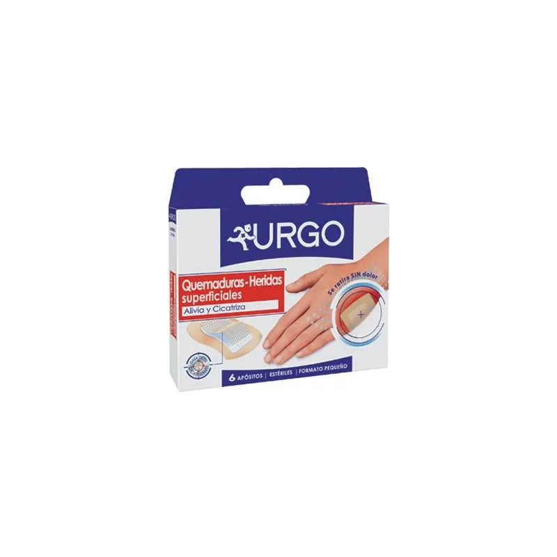 URGO URGO Pflaster für Verbrennungen und oberflächliche Wunden 6 Stück Kosmetik