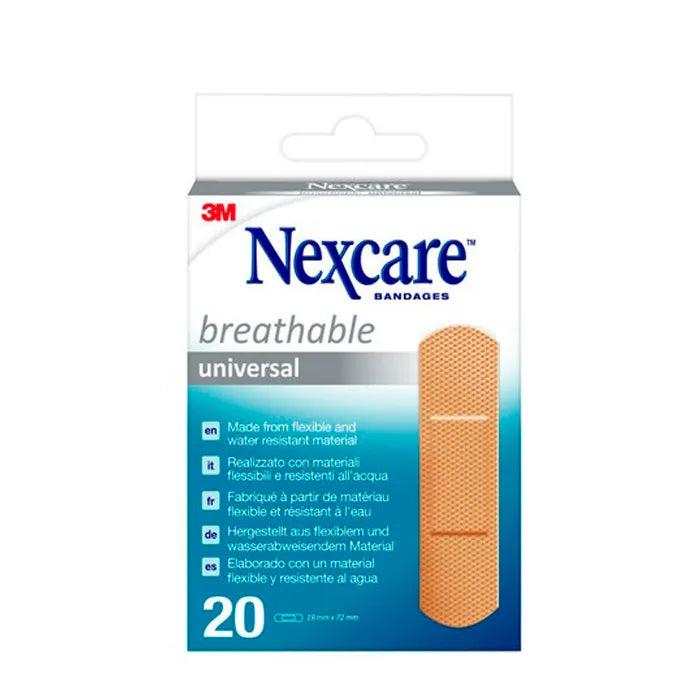 NEXCARE NEXCARE Pflaster Plastik 20 Stück 19 x 76 mm wasserfest und hautfreundlich Kosmetik