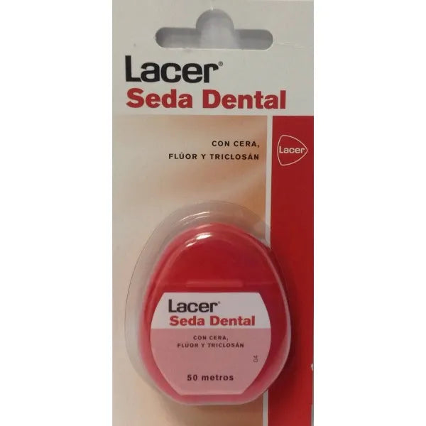LACER LACER Zahnseide mit Wachs und Fluorid 50 m 1 Stück Kosmetik