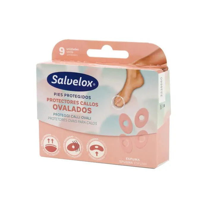 SALVELOX SALVELOX Salveped Oval Hornhautschutz Pflaster 9 Stück Kosmetik