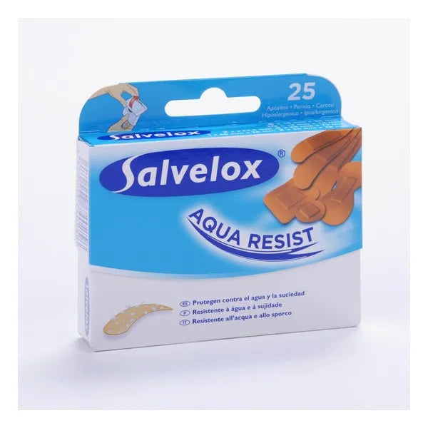 SALVELOX SALVELOX Aqua Resist Express Pflaster 24 Stück wasserfeste Wundpflaster Kosmetik
