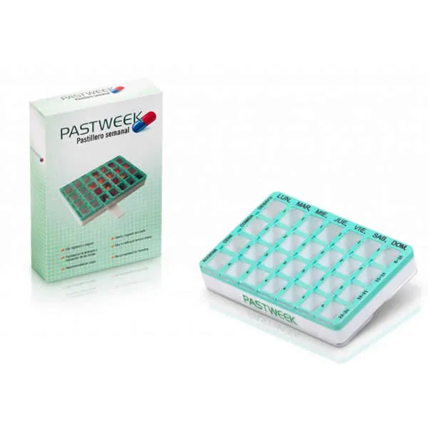 PASTWEEK PASTWEEK Weekly Pillbox Wochen-Tablettenbox für 7 Tage Pillendose Kunststoff Kosmetik