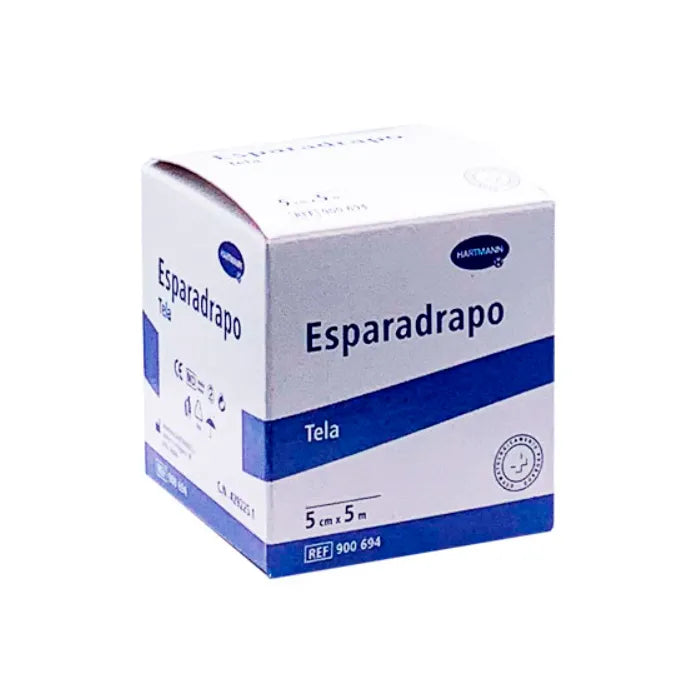 HARTMANN HARTMANN Hypoallergenes Gewebeband 5 m x 5 cm selbstklebend Hautverträglich Kosmetik