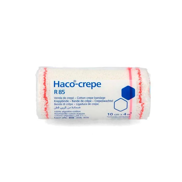 HARTMANN HARTMANN Haco-Krepp-Binde 4 m x 10 cm Verbandstoff aus Kreppgewebe Kosmetik