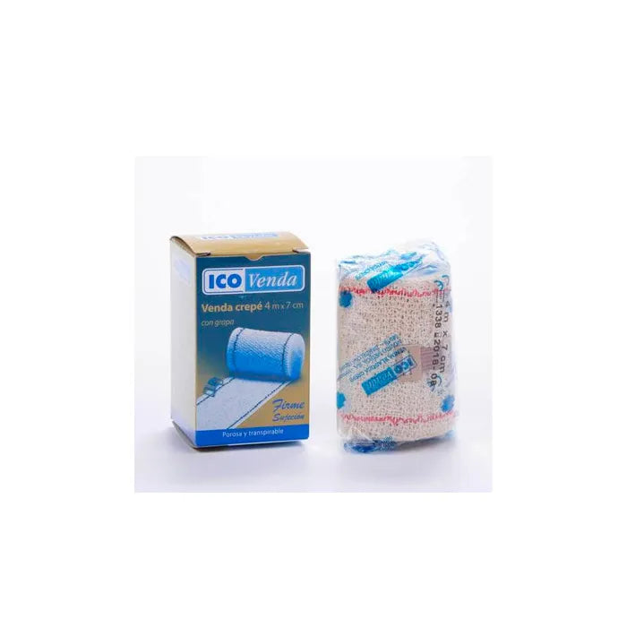 ICO ICO Bandage Crepe 4 x 7 cm sterile Fixierbinde Kosmetik