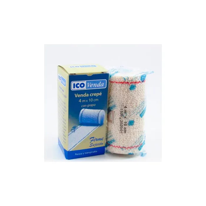 ICO ICO Bandage Crepe 4 x 10 cm elastische Fixierbinde Kosmetik