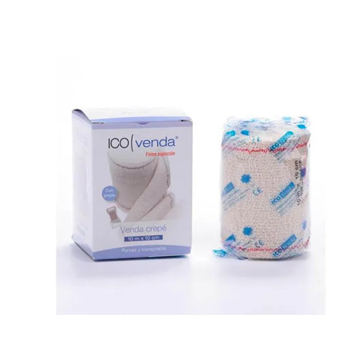 ICO ICO Bandage Crepe 10 x 10 cm sterile Wundauflage Kosmetik