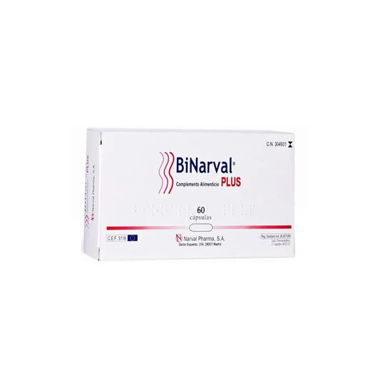 NARVAL PHARMA Narval Pharma Binarval Plus 760 mg 60 Kapseln Nahrungsergänzung Kosmetik