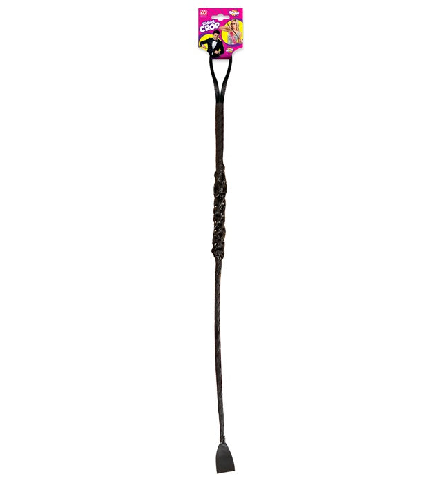 Kunstleder-Peitsche 60 cm als Kostümaccessoire für Fasnacht und Mottopartys