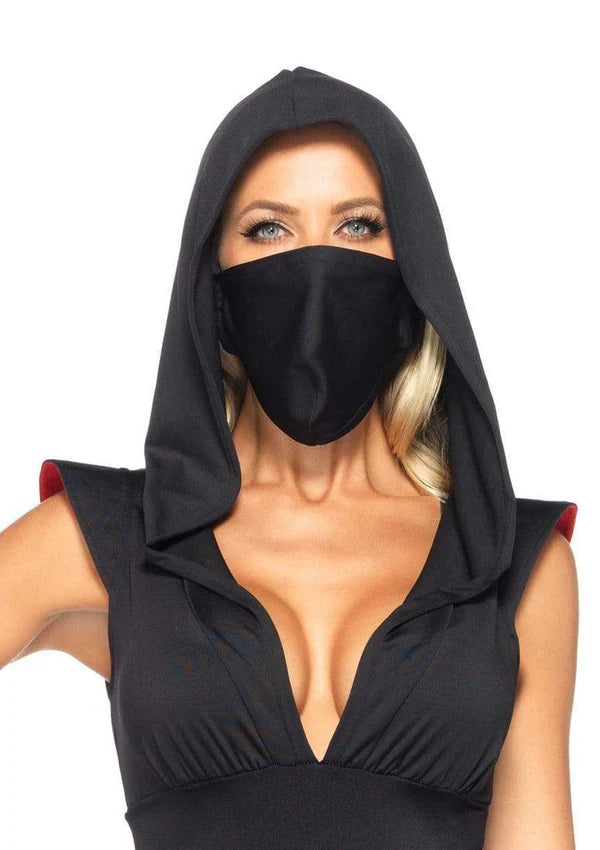 Tödlicher Ninja- Catsuit Kostüm für Damen