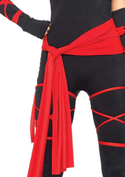 Leg Avenue Tödlicher Ninja Catsuit Kostüm Damen – Ansicht 7