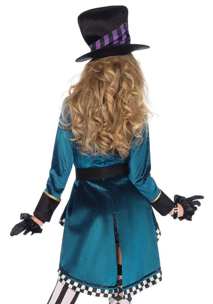 Leg Avenue Entzückendes Hutmacherkleid für Damen – Seitenansicht