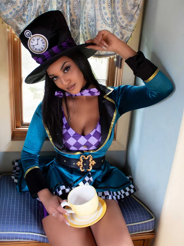 Entzückendes Hutmacherkleid für Damen