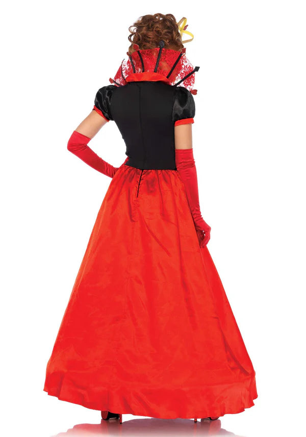 Fasnacht24 Herzkönigin Kleid Alice im Wunderland – Produktansicht oder Detail – Detailansicht