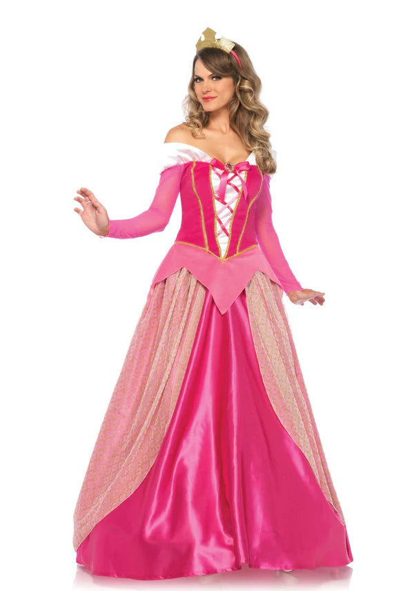 Fasnacht24 Deluxe Prinzessin Aurora Ballkleid Rosa – Produktansicht