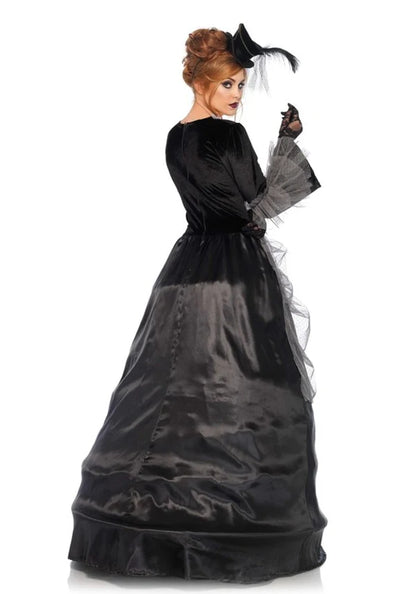 Leg Avenue Steampunk Viktorianisches Ballkleid Damenkostüm Grösse L – Detailansicht