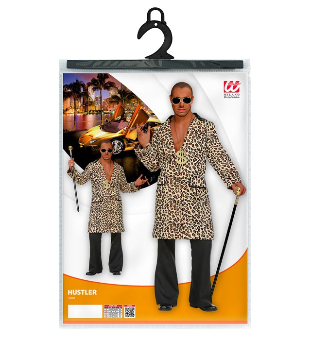 HUSTLER Mantel in markantem Design ideal für Fasnacht und Karneval