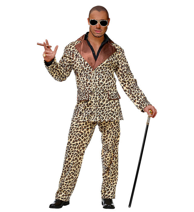 HUSTLER Kostüm-Set mit schwarzem Jackett und Hose für Fasnacht