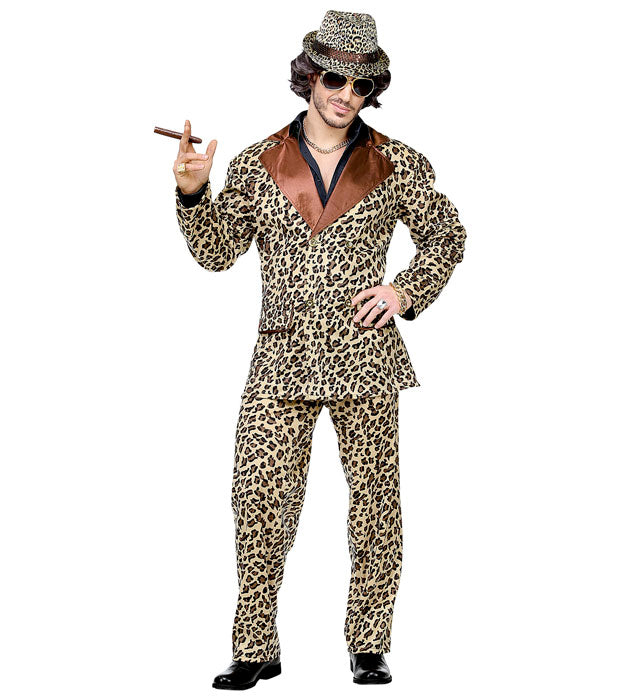 HUSTLER Kostüm-Set mit schwarzem Jackett und Hose für Fasnacht