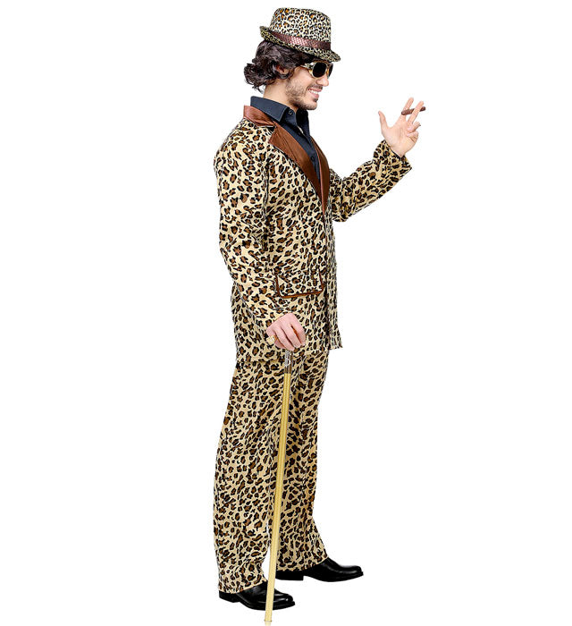 HUSTLER Kostüm-Set mit schwarzem Jackett und Hose für Fasnacht