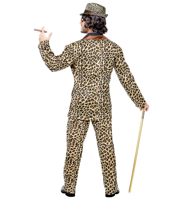 HUSTLER Kostüm-Set mit schwarzem Jackett und Hose für Fasnacht