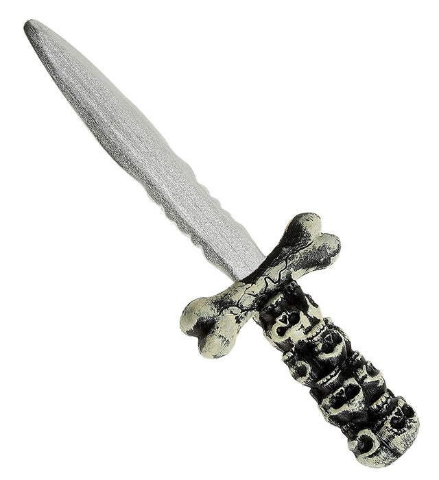 Totenkopfdolch 30,5 cm mit Totenkopf-Motiv als Piratenkostüm Zubehör