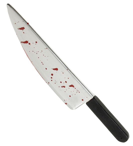 Blutverschmiertes Messer 48cm Spielzeugwaffe