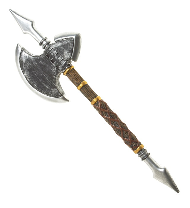 60 cm lange Axt mit spitzer Klinge als Fasnacht-Accessoire
