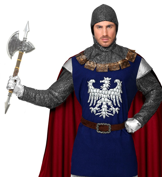 60 cm lange Axt mit spitzer Klinge als Fasnacht-Accessoire